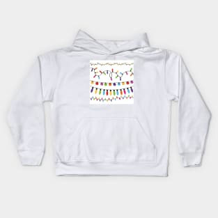 Light Bulbs Collection Kids Hoodie